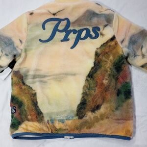 Prps Western Sherpa Canyon Landscape Jacket MSRP $228 Brokenridge Teddy Fleece
